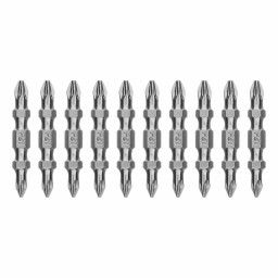 Бита двухстор., PZ2-PZ1х45мм, сталь S2, 10шт. Gross