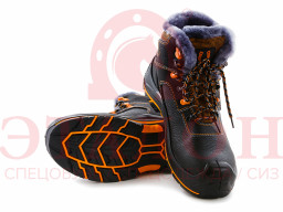Ботинки PERFECT PROTECTION-КЕВЛАР ПУ-Нитрил с ПП и АС на натуральном меху