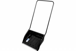 Движок для уборки снега пластиковый 690х470х1420 мм стальная рукоятка СИБРТЕХ