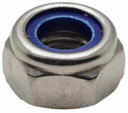 Гайка M 12 самоконтрящаяся нержавеющая A2 DIN 985