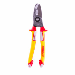 Кабелерез, диэлектрические рукоятки до 1000 В, трехкомпонентные рукоятки, 210 мм Gross