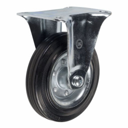 Колесная опора 80 мм промышленная неповоротная