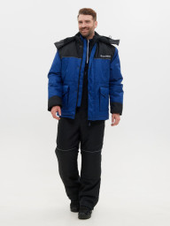 Костюм зимний Полюс ткань Cell цвет Синий/Черный Восток