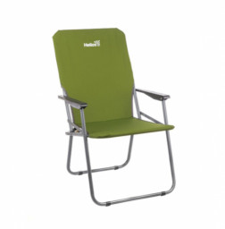 Кресло складное труба ф19 Зеленый ромб HELIOS