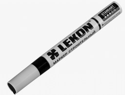 Маркер-краска 3,0-4,0мм черный нитроэмаль LEKON Standart