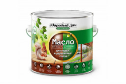 Масло для террас и деревянных полов Здоровый Дом Палисандр 1,8л