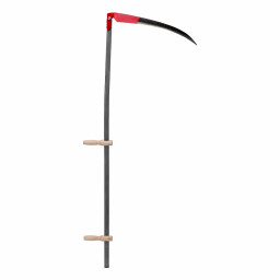 Набор косца "Косарь М" №6, коса "Сайга Люкс" 600 мм, металлическое косовище, Арти,