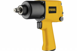 Пневмогайковерт ударный DENZEL IW860+набор головок