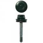 Саморез 5,5*19 ш/гр кровельный темно-зеленый RАL 6005