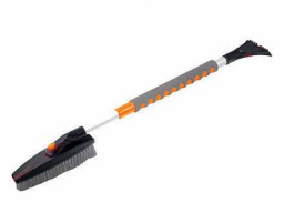 Щетка-сметка для снега со скребком телескопическая SТЕLS
