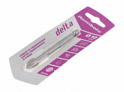 Сверло по стеклу и керамике Ø 10.0х75.0 мм ш/хв Rennbohr Delta блистер