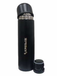 Термос 101 0,75л, оружейный черный КРЕПЫЖ