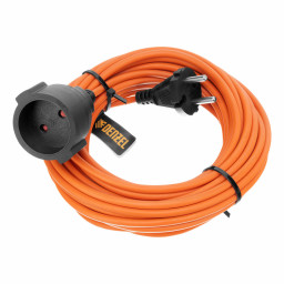 Удлинитель-шнур силовой Garden Series, ПВС, 10м, 1 розетка 3 x 1,5 мм, Denzel